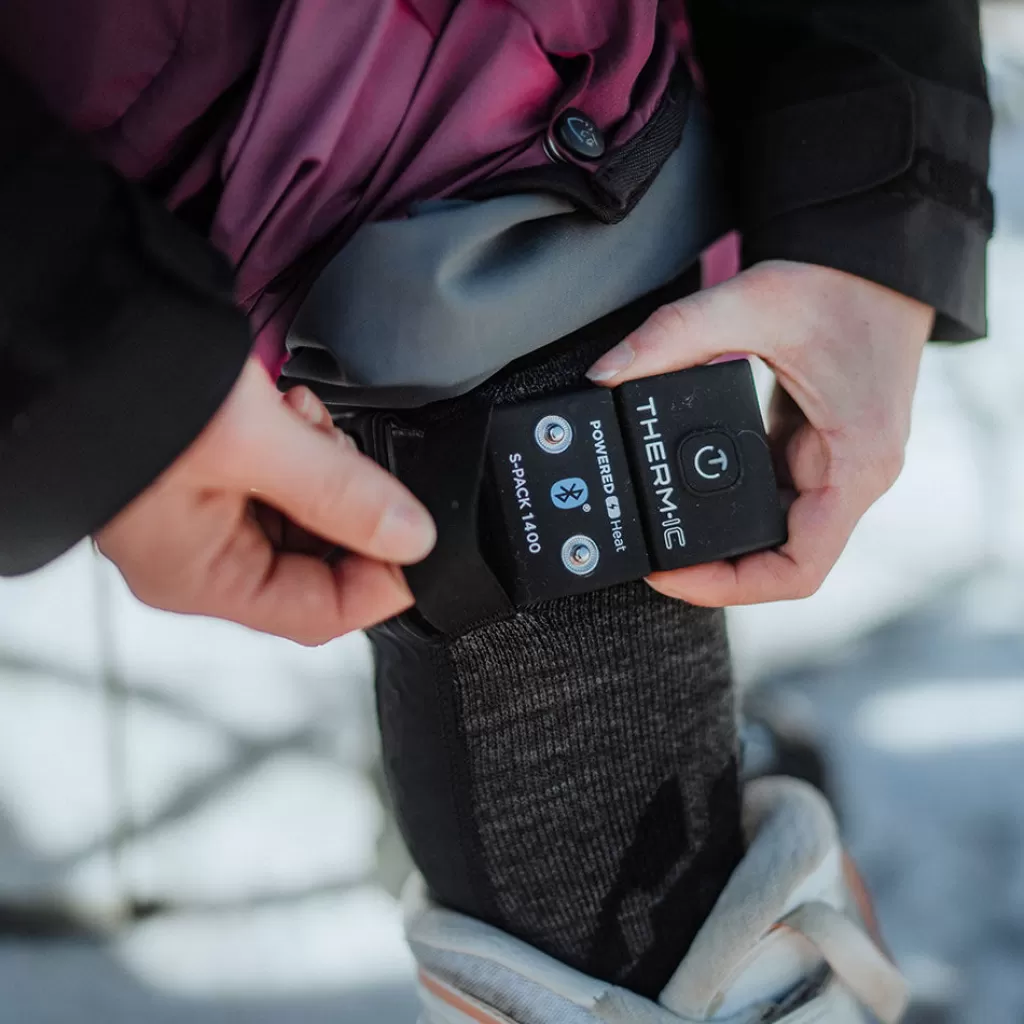 Online Bundle - heated ski socks Heat Fusion Uni + S-Pack 1400B Freeride | Snowboard