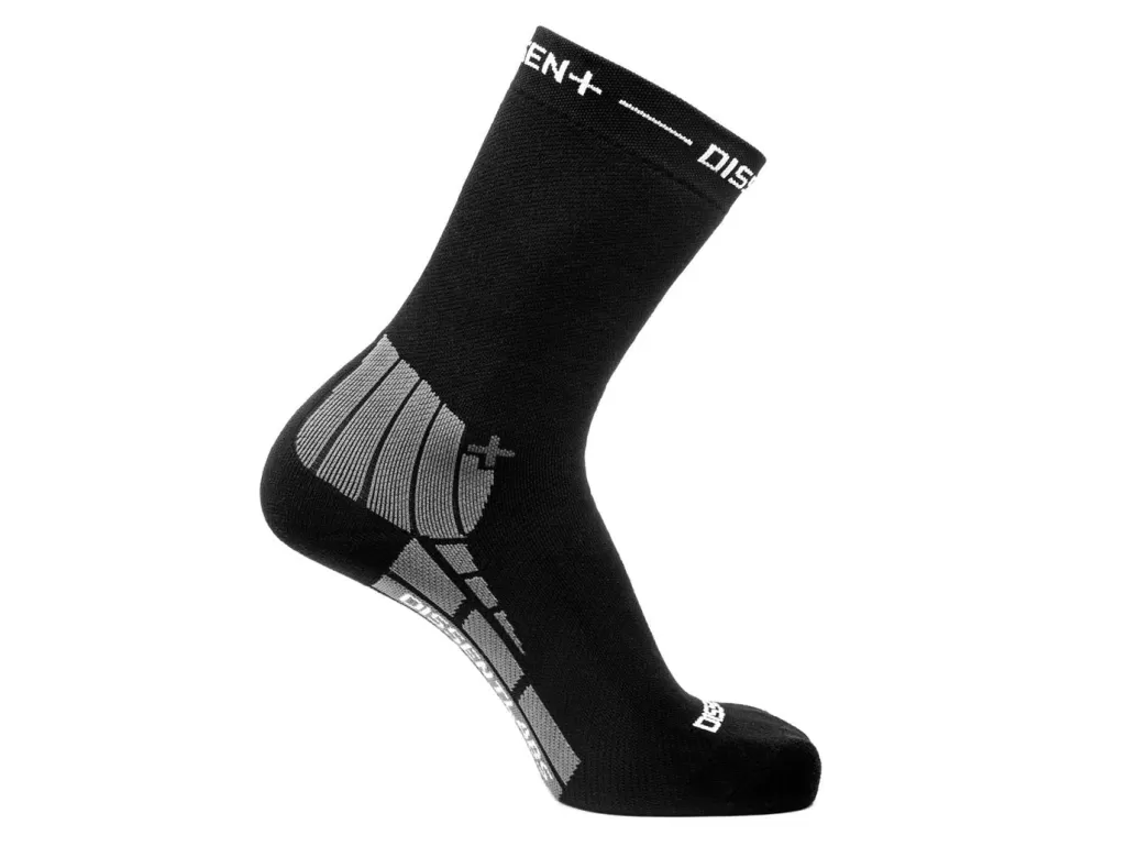 Clearance Dissent GFX CREW Compression Bike Sock - Suspension For Your Feet, MTB Hiking | Compression Socks