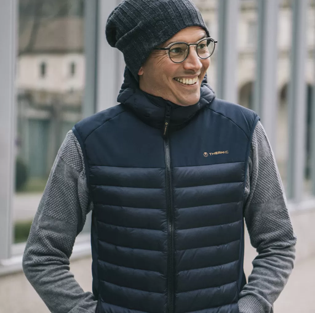 Store Heated jacket - Powervest Urban men navy blue Mobility | Travel
