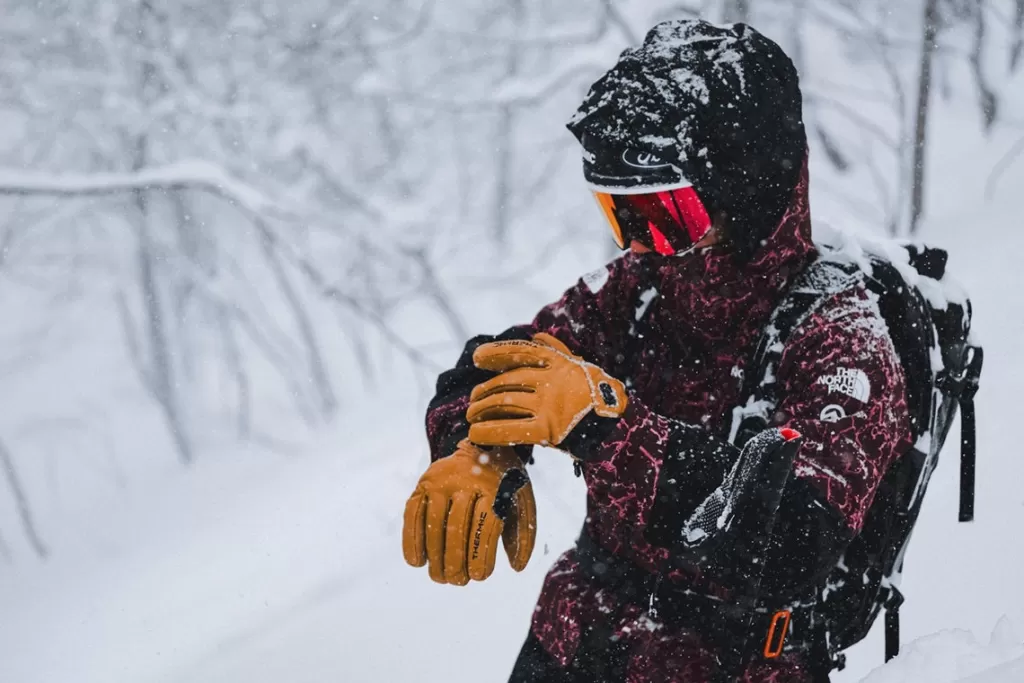 Store Heated ski gloves - Freeride Ultra Heat gloves Skiing | Freeride