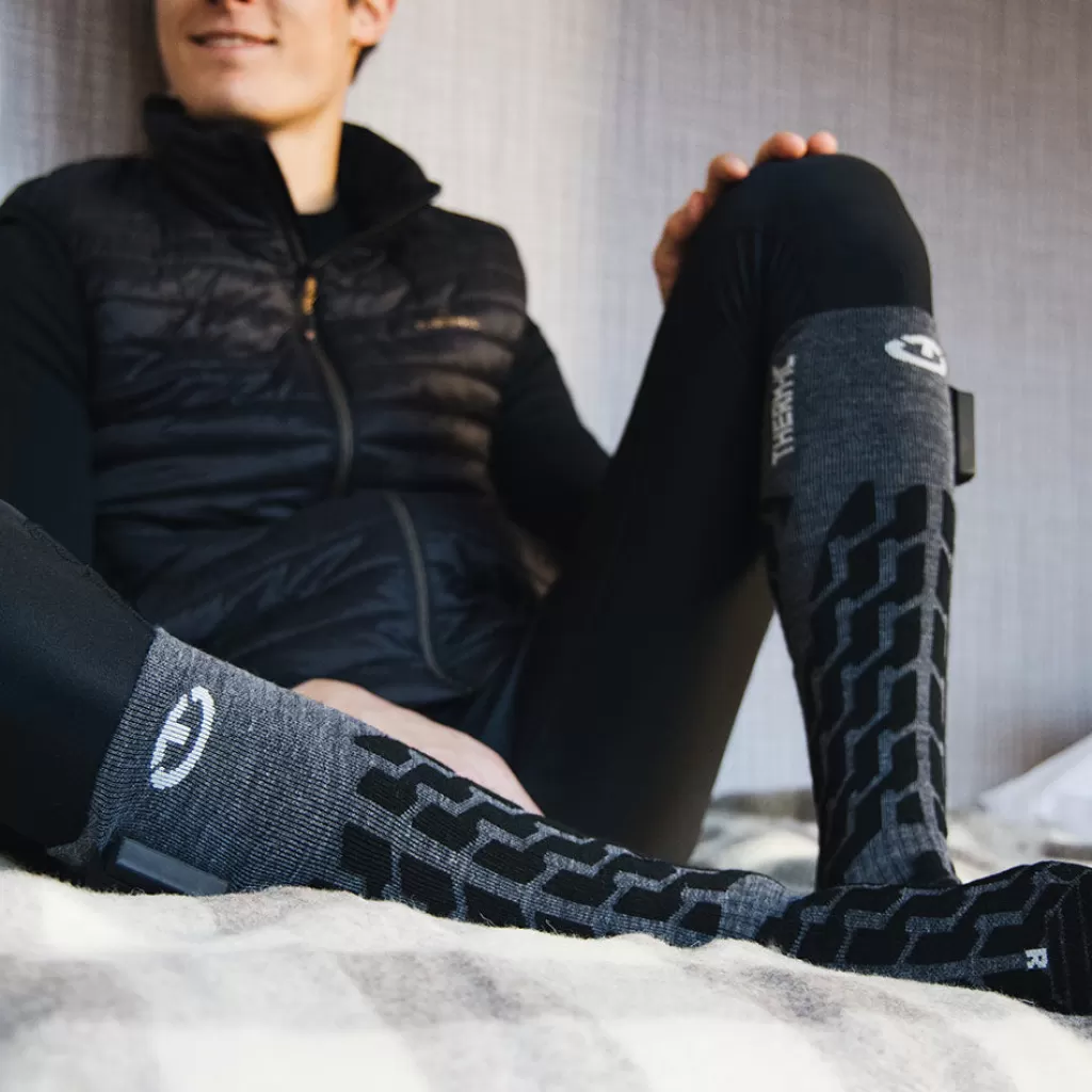 Store Heated ski socks - Powersocks Heat Fusion Uni - unisex Freeride | Snowboard