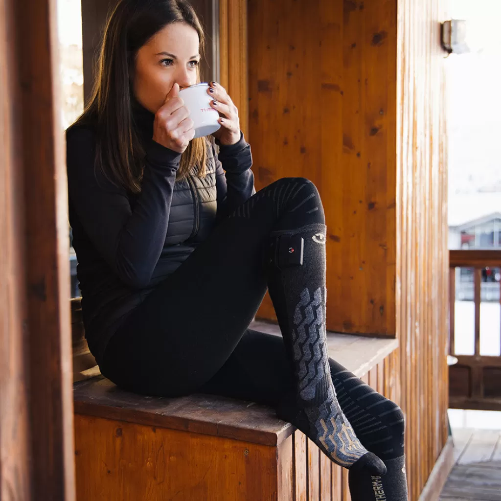 Discount Heated ski socks - Powersocks Heat Fusion women Freeride | Snowboard