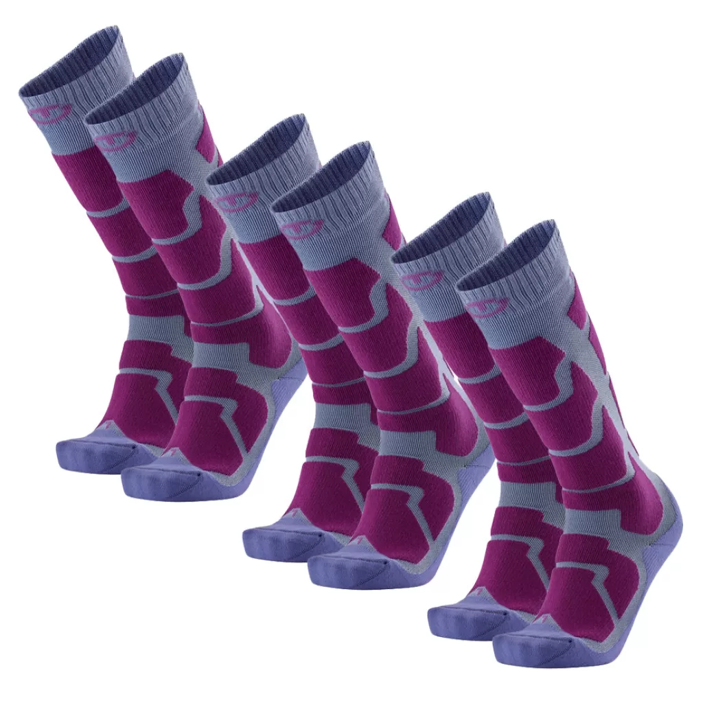 Best Sale Set of 3 pairs - Ski Socks - Ski Insulation women Freeride | Snowboard