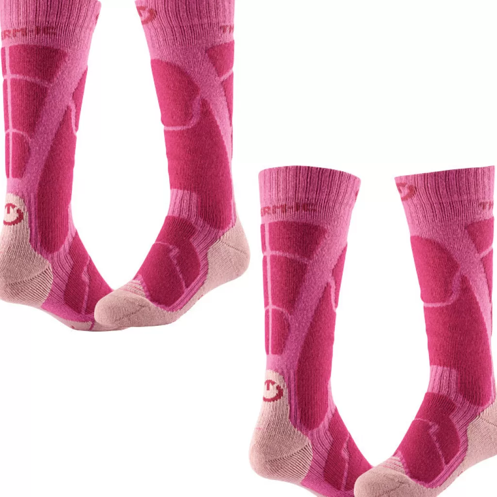 Clearance Set of 2 pairs - Ski Socks - Ski Warm Junior Skiing