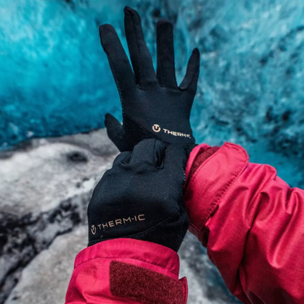 Outlet Thin tactile multi-activity gloves - Active Light Tech black Mobility | Exploration